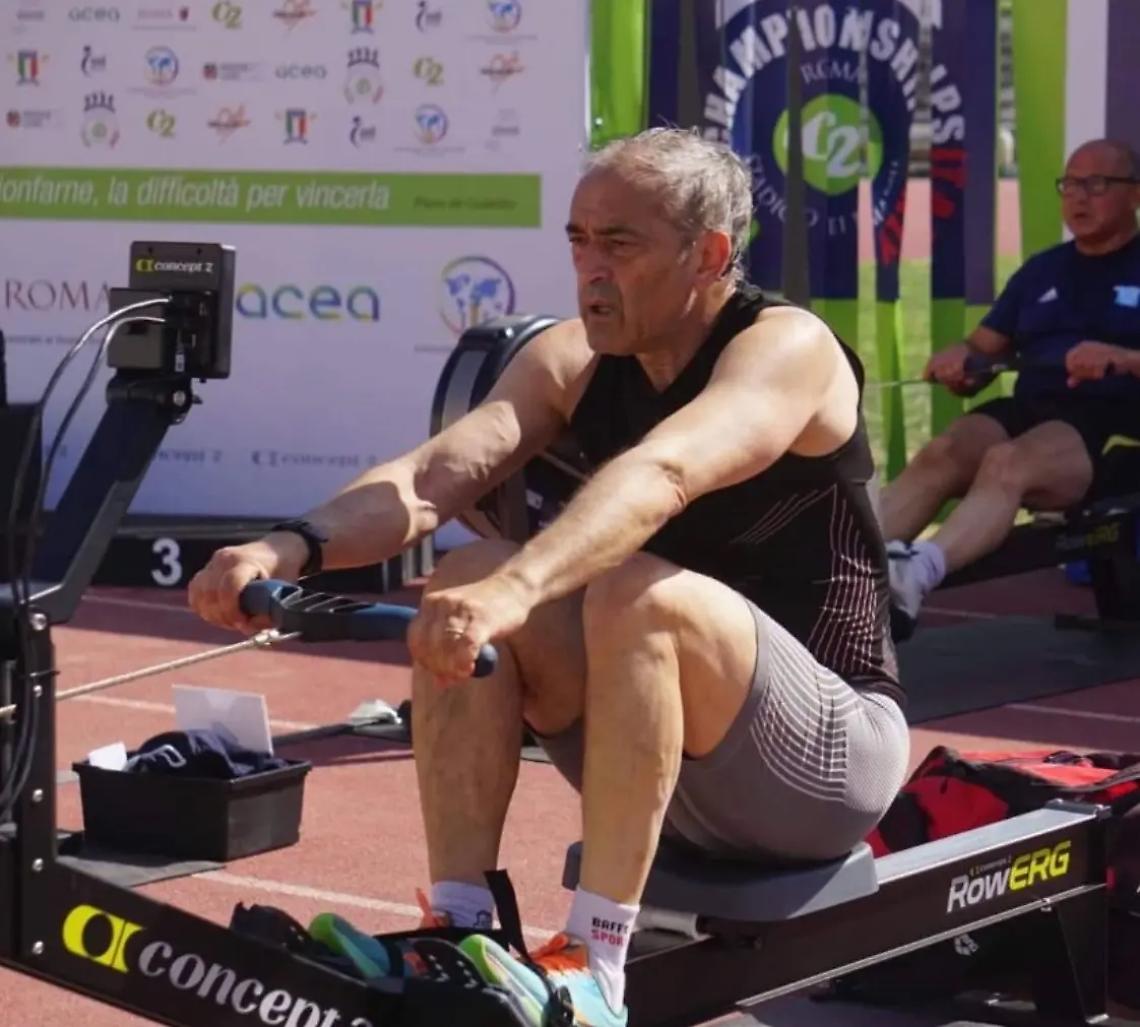 Roberto Di Luzio trionfa agli Italiani indoor di remoergometro