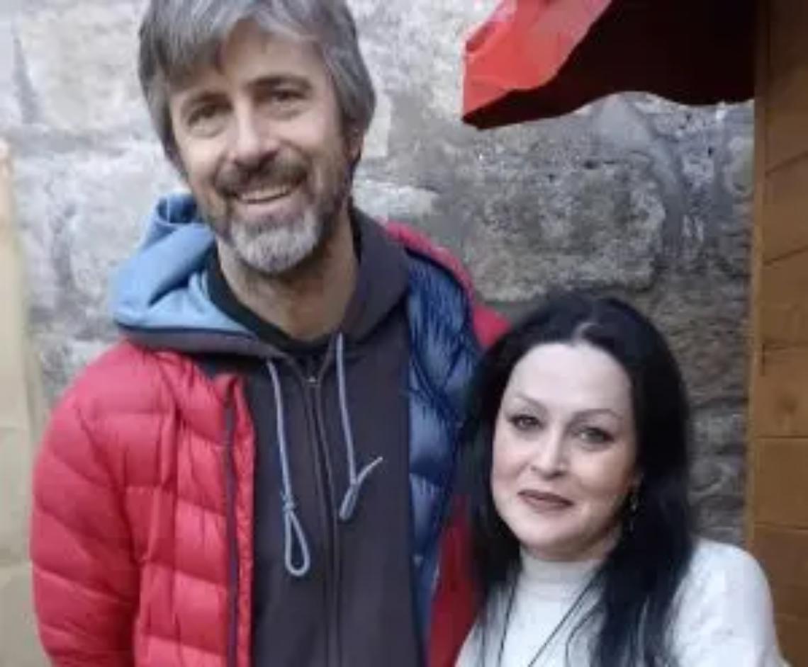 Kim Rossi Stuart a spasso per il centro storico