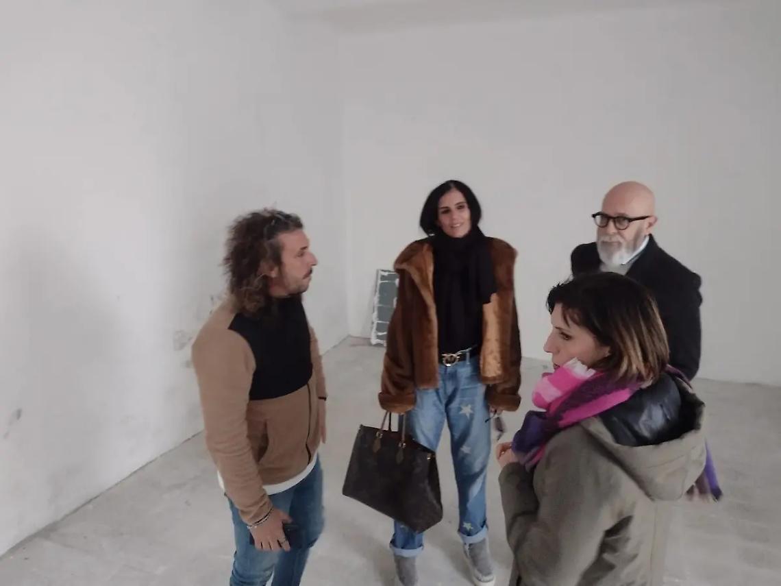 Cantiere in via Santa Barbara: sopralluogo al cantiere di riqualificazione