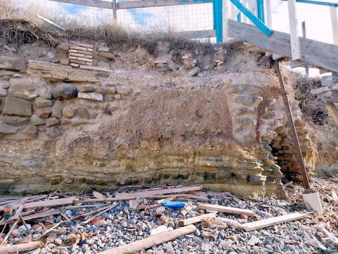 Santa Marinella, una relazione sulla panoramica dei ruderi dell&rsquo;epoca romana