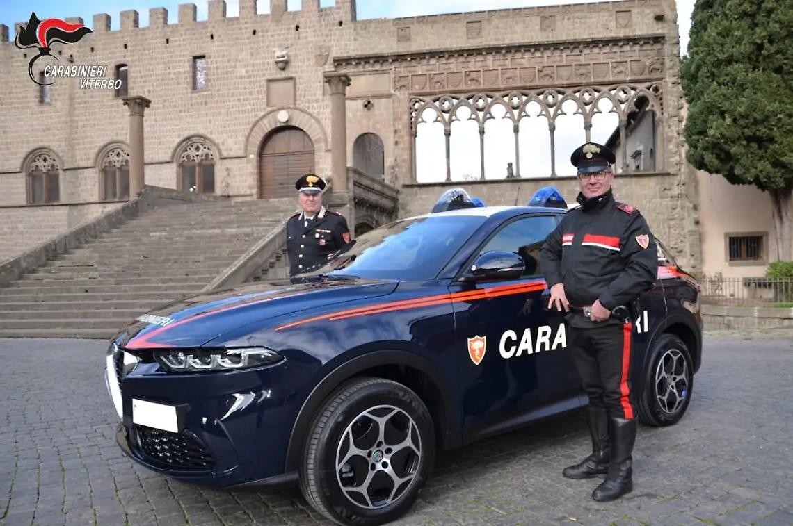 Una nuova Alfa Romeo Tonale per i carabinieri di Viterbo