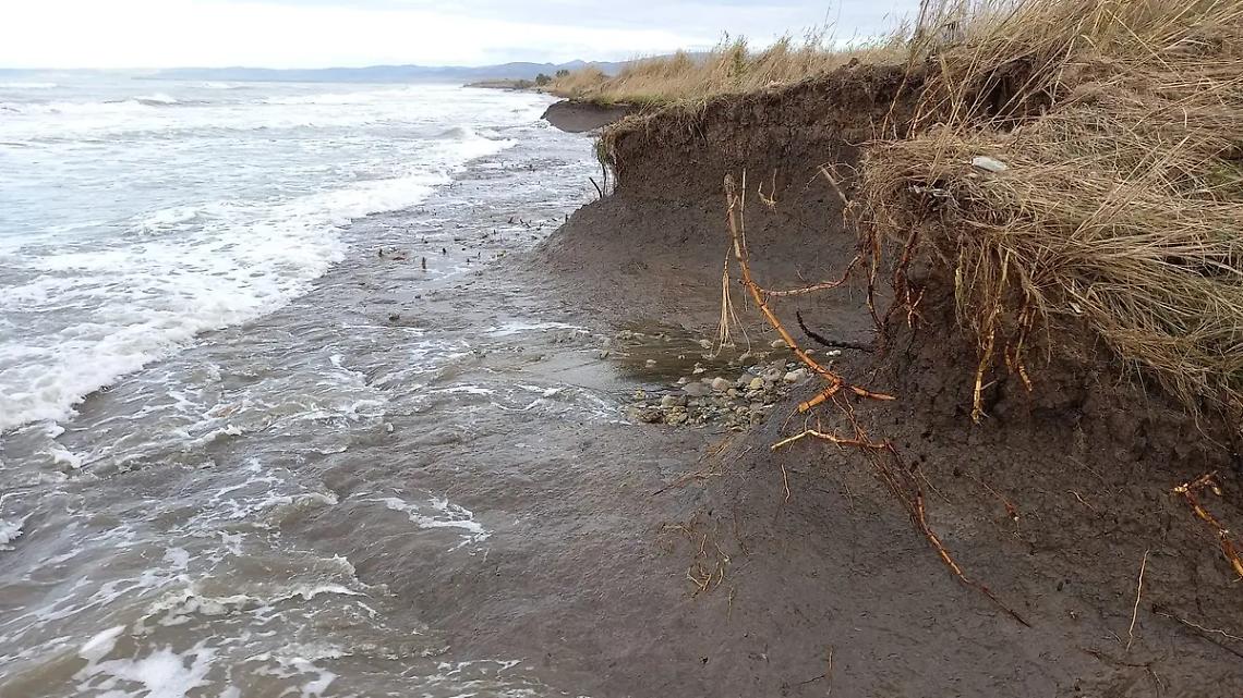 Erosione, un doppio problema per Torre Flavia &ndash; L&rsquo;INTERVENTO