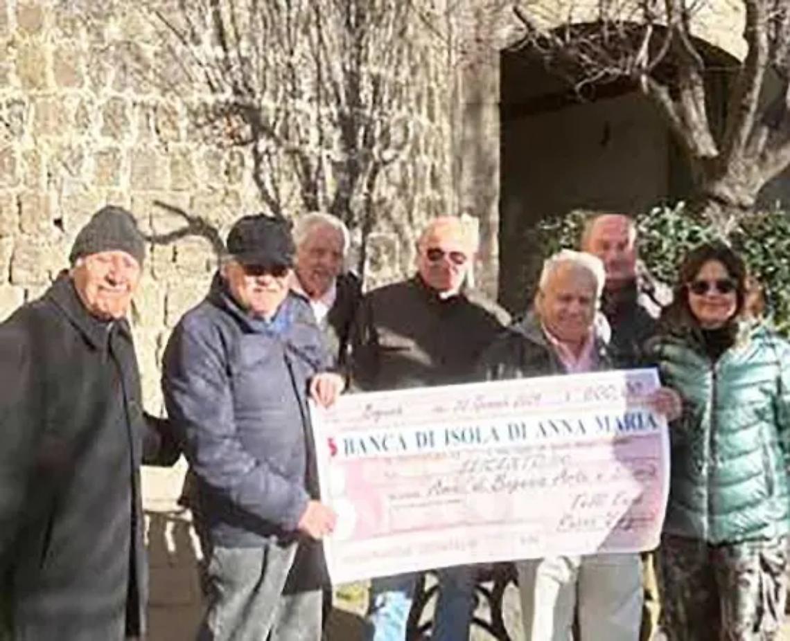 Donati 600 euro all&rsquo;associazione Amici di Bagnaia
