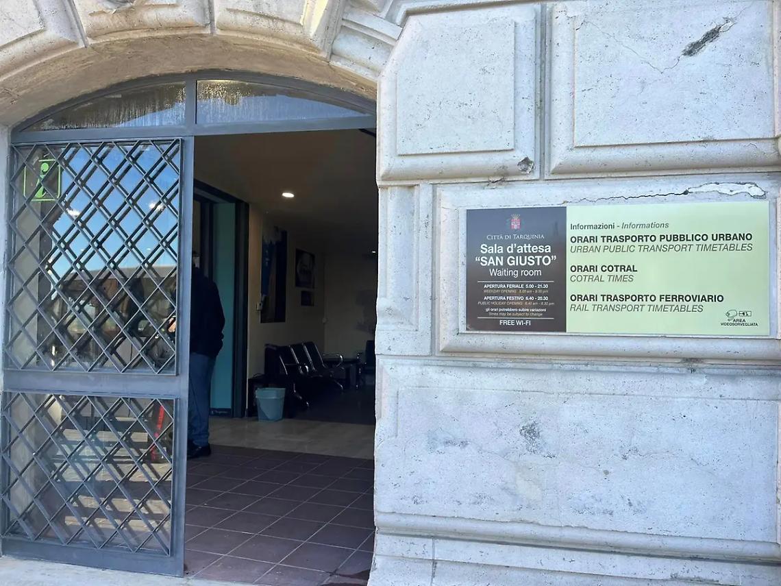 Tarquinia, aperta al pubblico la sala d&rsquo;attesa alla Barriera San Giusto