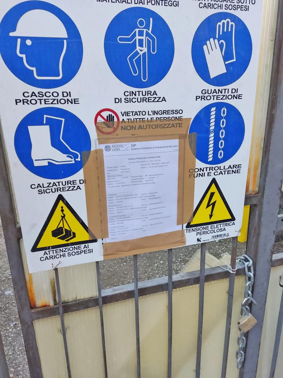 Via XVI Settembre, partiti i lavori