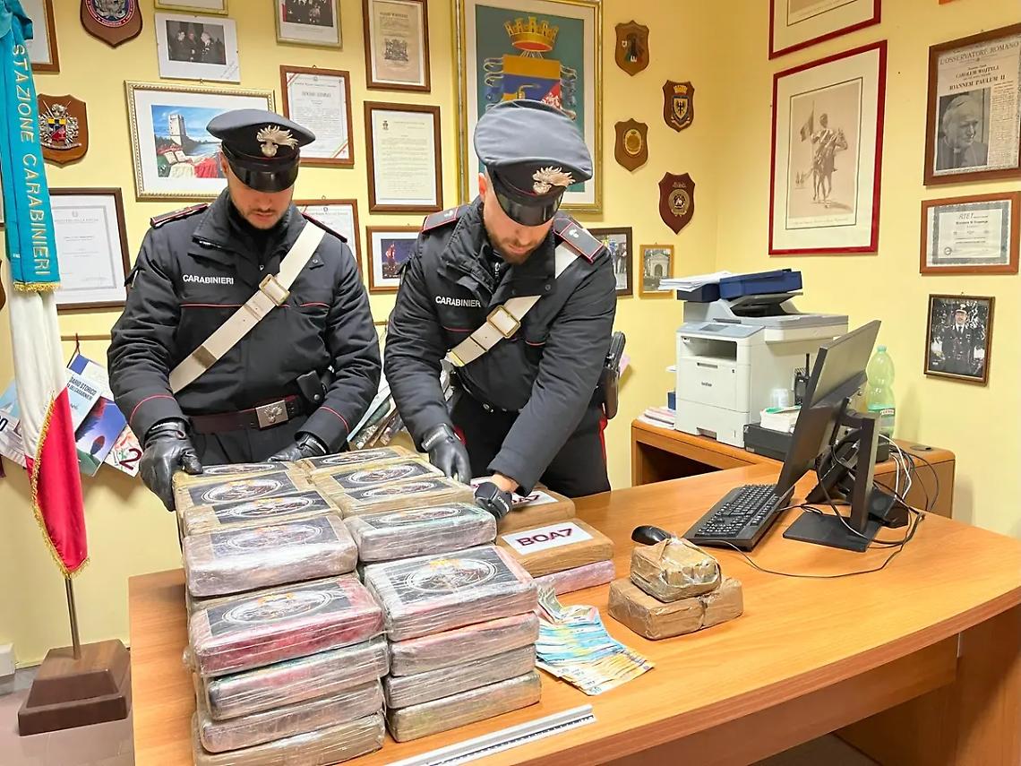 Cocaina: sequestro da 5 milioni di euro