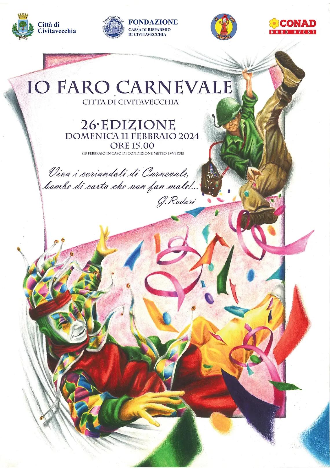 Io faro Carnevale: Davide Re firma il manifesto