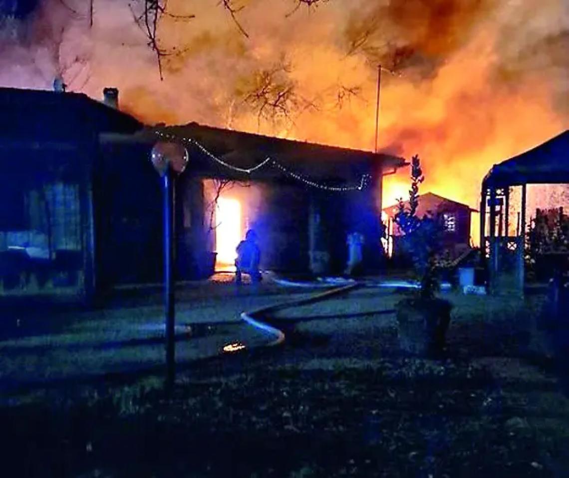 Blera: agriturismo distrutto da un rogo