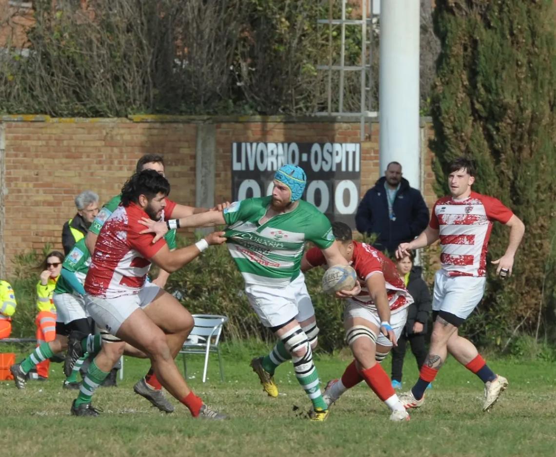 Il Crc s&rsquo;arrende 31-21 a Livorno