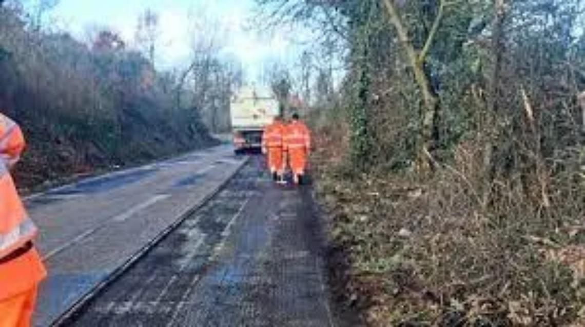 Al via i lavori di asfaltatura sulla provinciale Ponte Rotto
