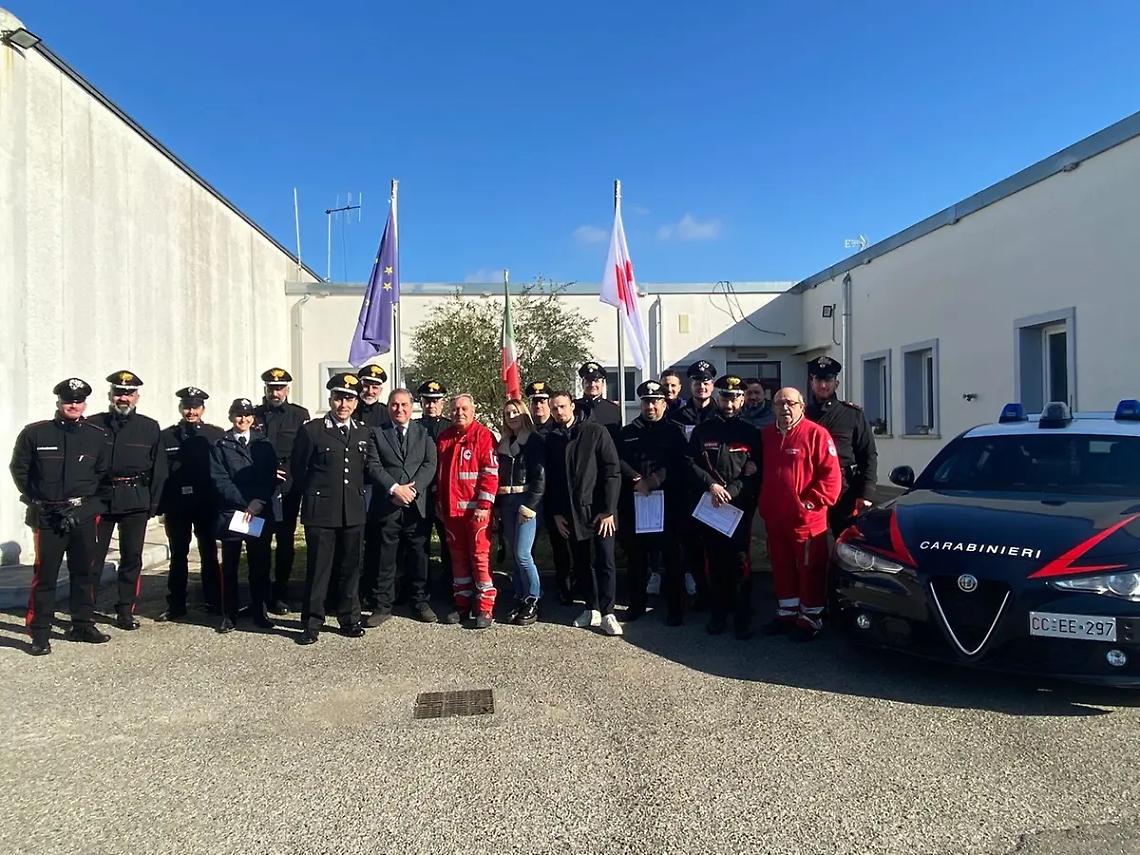 Viterbo: carabinieri a scuola di primo soccorso dalla Croce Rossa