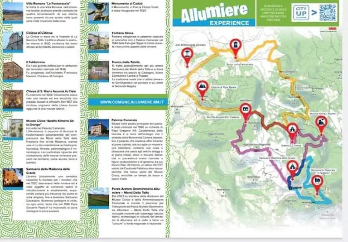 Una Cartoguida per accompagnare i visitatori nei sentieri del primo Parco archeogeominerario del Lazio