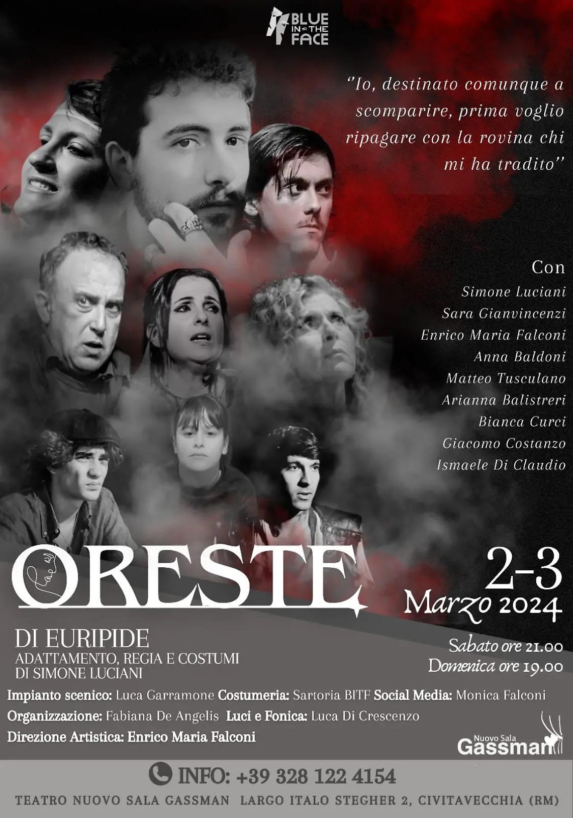 Al Gassman va in scena &ldquo;Oreste&rdquo;, una tragedia greca modernissima