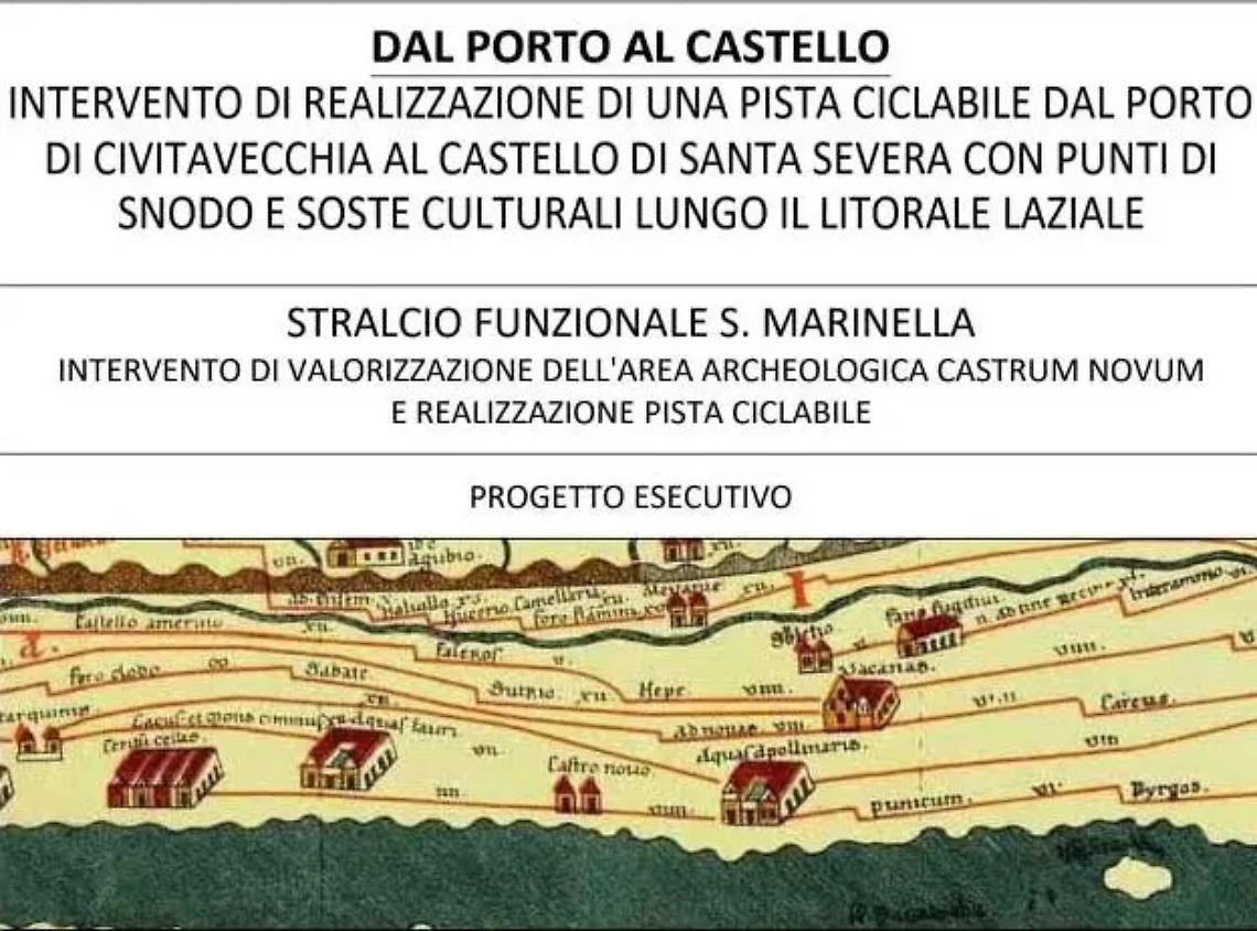 Venticinque chilometri di pista ciclabile dal porto di Civitavecchia al castello di Santa Severa