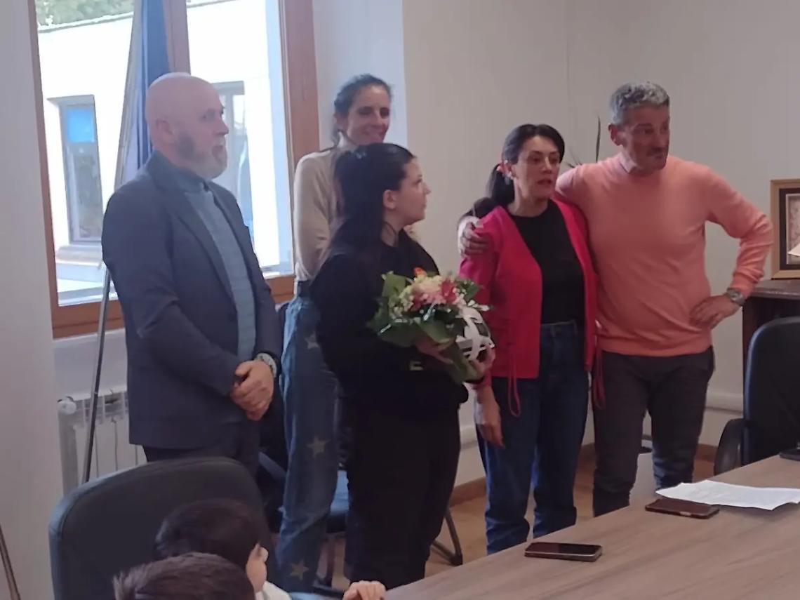 Roberta Bruno premiata in Comune