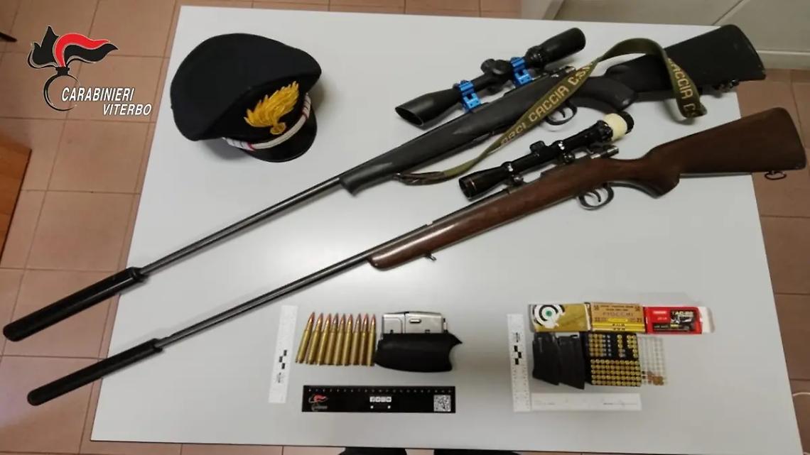 Trovati in auto con due carabine: due denunce per violazione del porto d&rsquo;armi