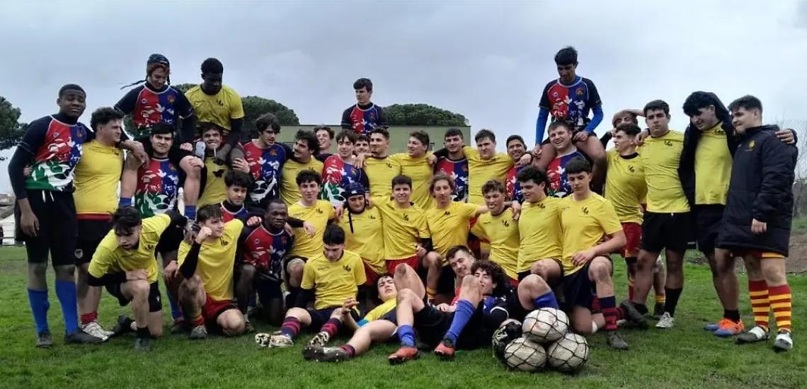Bel gemellaggio tra i giovani atleti del Lions Alto Lazio Rugby e gli amici della Romagna Rfc uniti dalla passione per la palla ovale