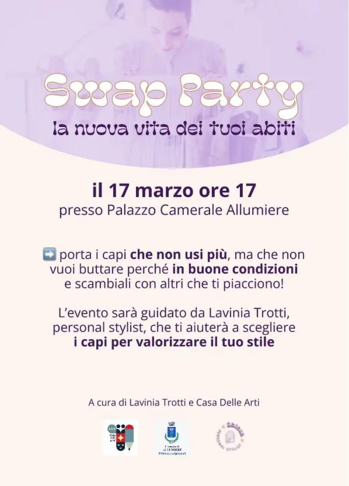 Al Cral "Swap party", la festa delle seconde possibilit&agrave;