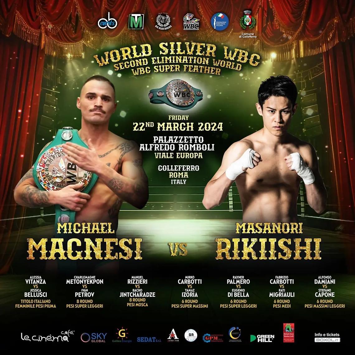 Mondiale: Magnesi-Rikiishi in chiaro su RaiSport