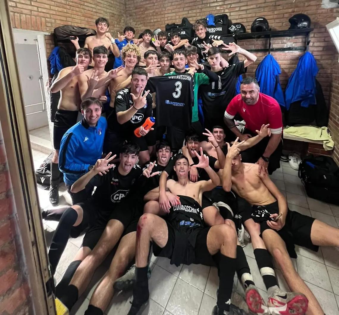 Il derby del Tirreno &egrave; nerazzurro: l&rsquo;Under 17 Elite del Civitavecchia cala il tris al Ladispoli