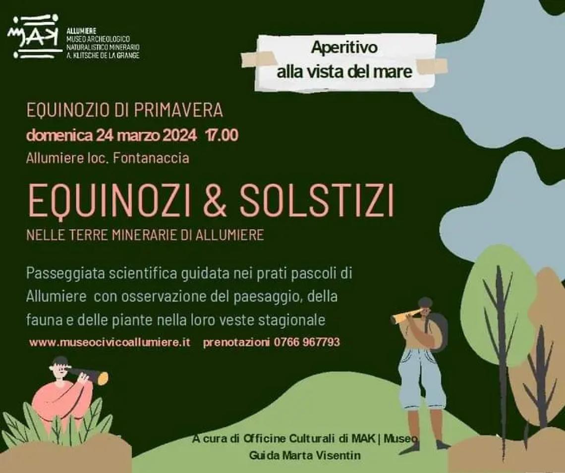 Passeggiate naturalistiche e archeologiche dedicate agli ambienti naturali o seminaturali nelle terre minerarie di Allumiere