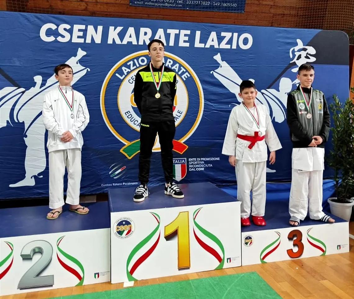 Trofeo Regionale Csen Lazio, la Mabuni centra due ori con Simone Conversini e Maddalena De Marco