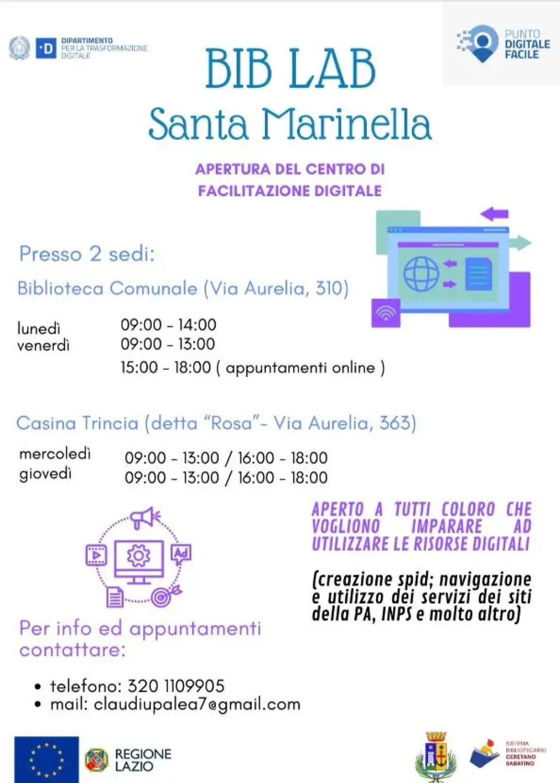 Facilitazione digitale, al via lo sportello in biblioteca