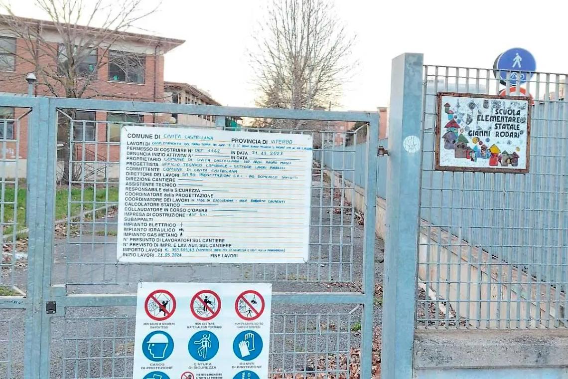 Scuola Gianni Rodari, lavori al via