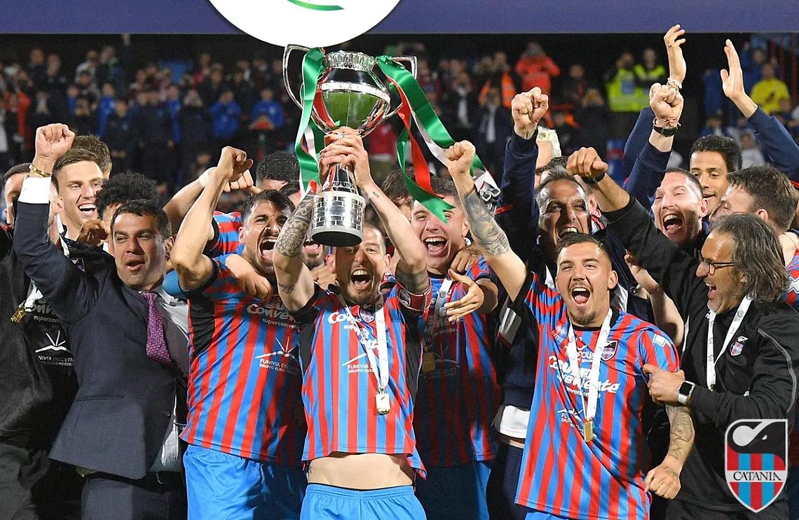 Michele Zeoli conquista la Coppa Italia col suo Catania