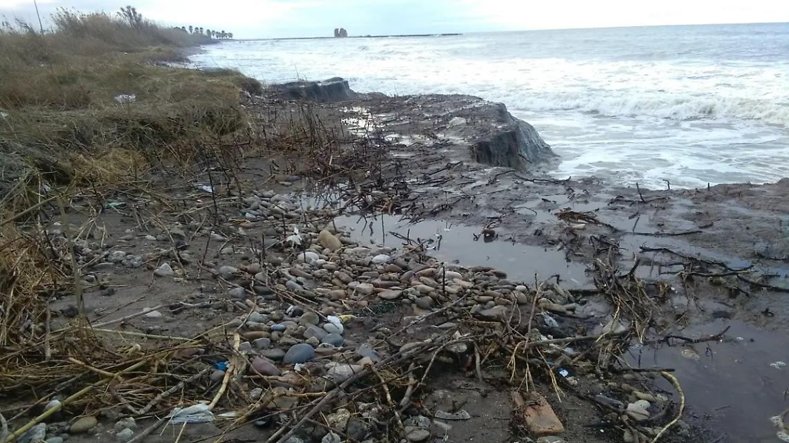 L&rsquo;erosione cancella le spiagge