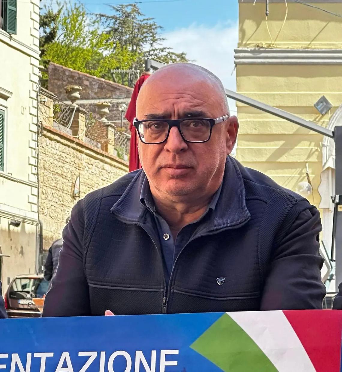 L&rsquo;europarlamentare di Fratelli d&rsquo;Italia Nicola Procaccini oggi a Tarquinia per sostenere la candidatura di Alberto Riglietti