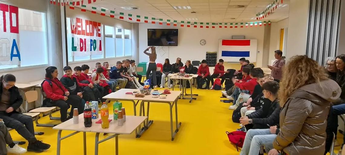 Gli studenti della Melone a Hoogeveen