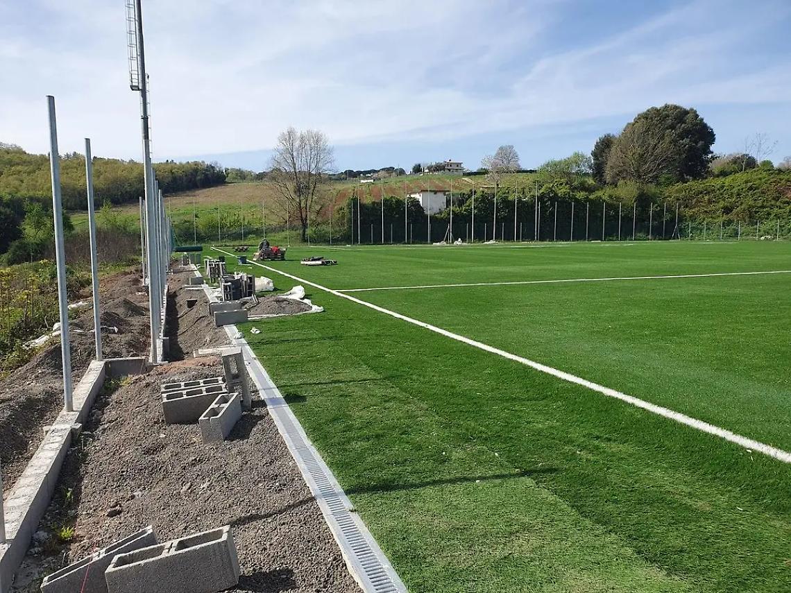 Lavori in corso allo stadio comunale
