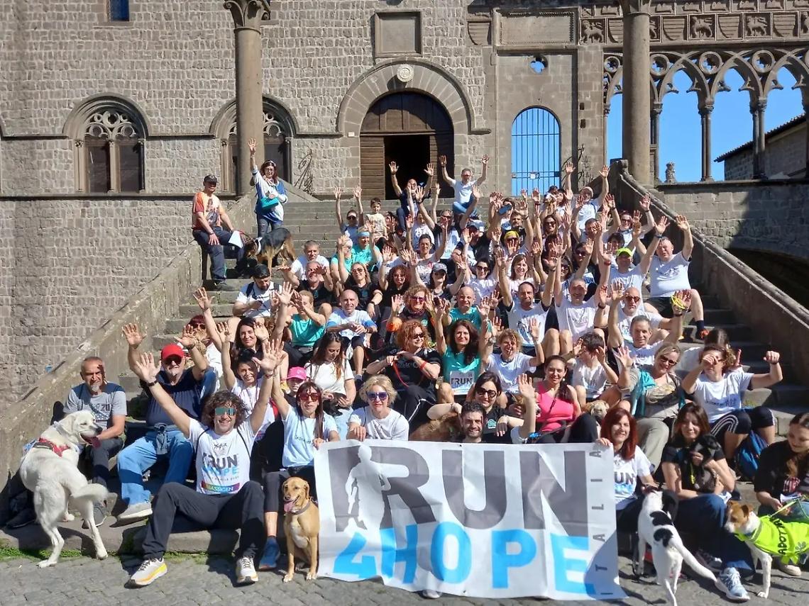 &ldquo;Run4Hope&rdquo;, grande partecipazione per la staffetta della solidariet&agrave; a favore dell&rsquo;Ail Viterbo