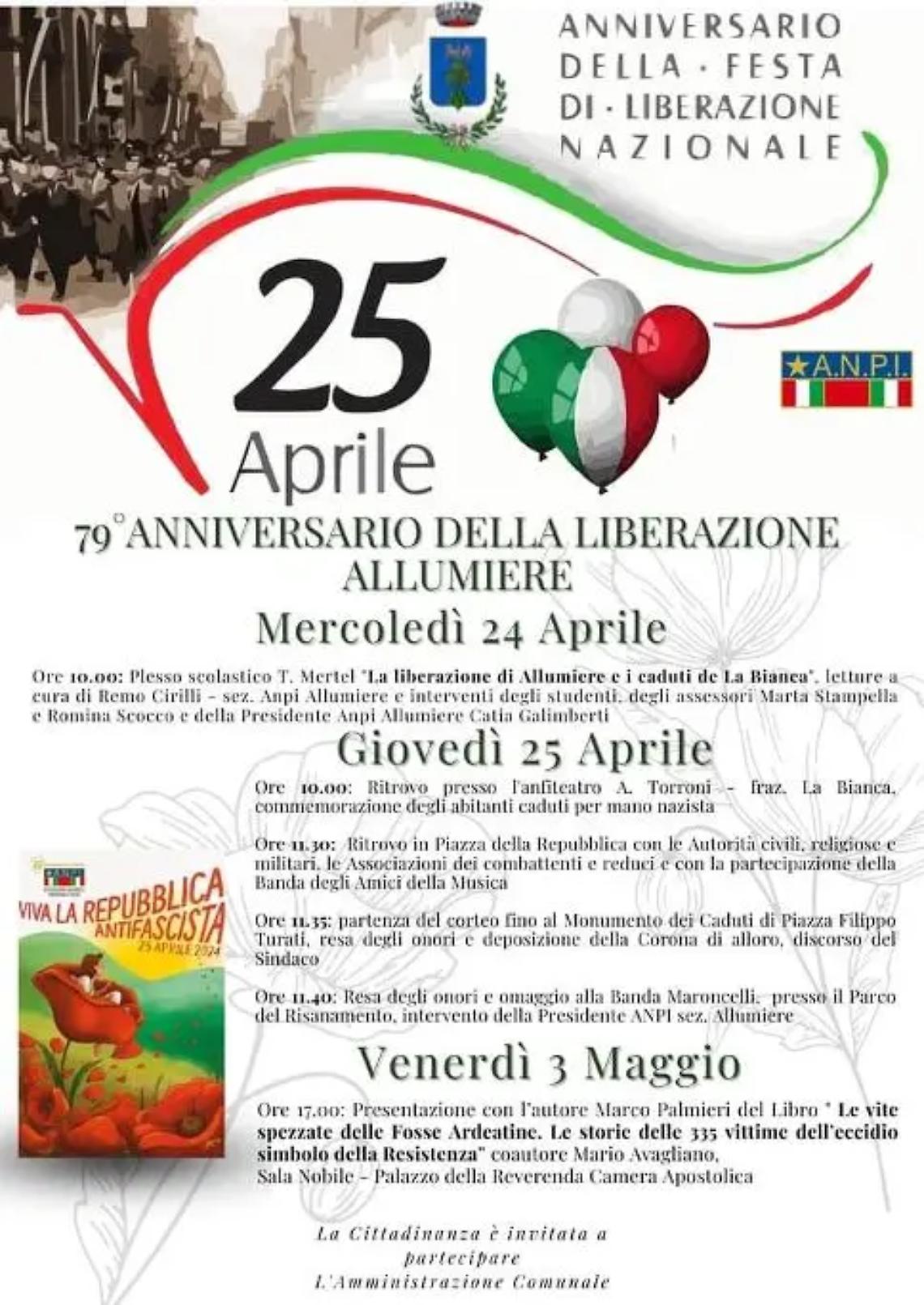 Commemorazione dei caduti per la Festa della Liberazione