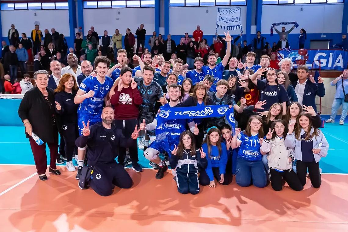 Il Tuscania batte l&rsquo;Arno 3-2 e festeggia l&rsquo;accesso ai playoff promozione