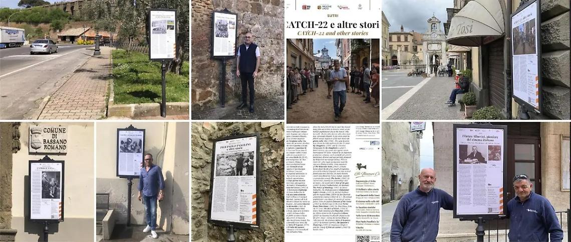 Tuscia terra del cinema, ecco i pannelli