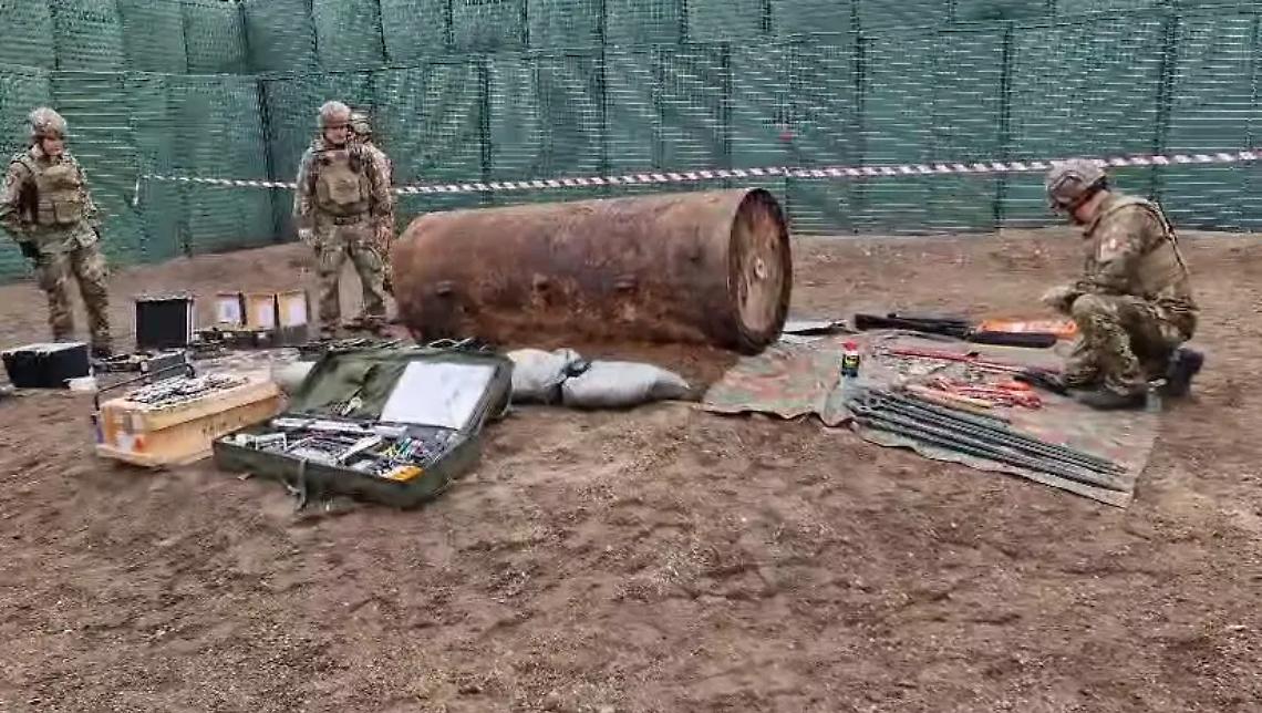 Bomba day: alle 10,27 partite a Viterbo le operazioni di bonifica