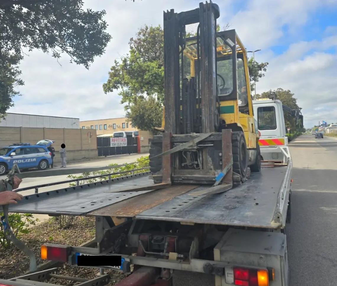 Muletto sorpreso a circolare sulla Mediana: sequestrato