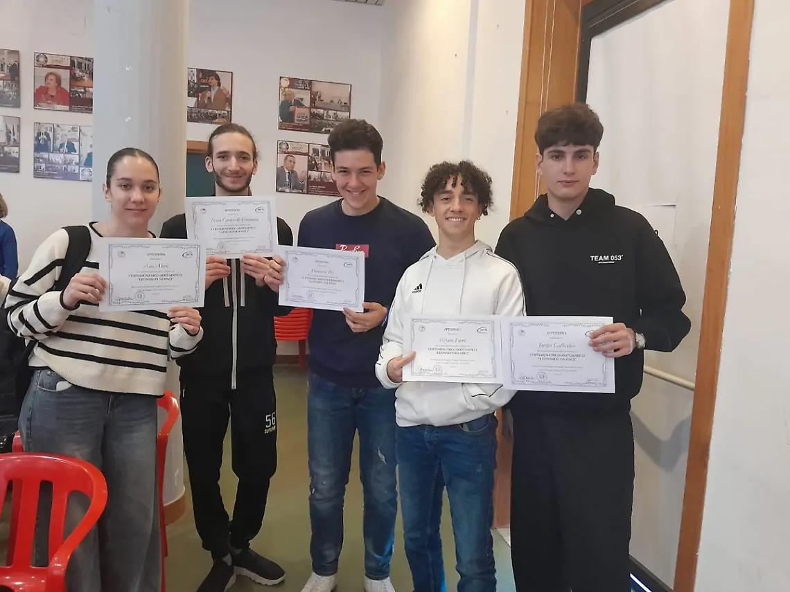Certamen di fisica e matematica, ottimi risultati per il Marconi