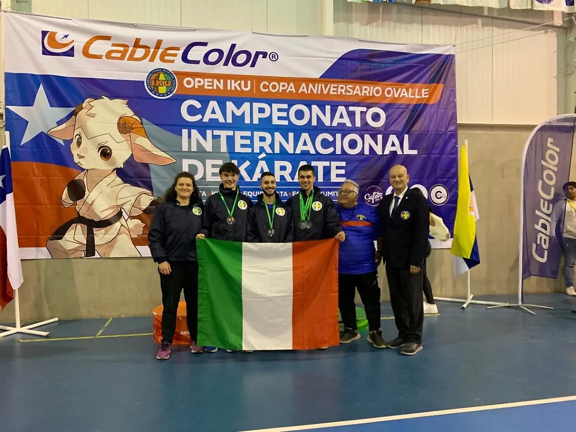 Virginia Pucci coach della squadra FIK nella trasferta in Cile ed Argentina