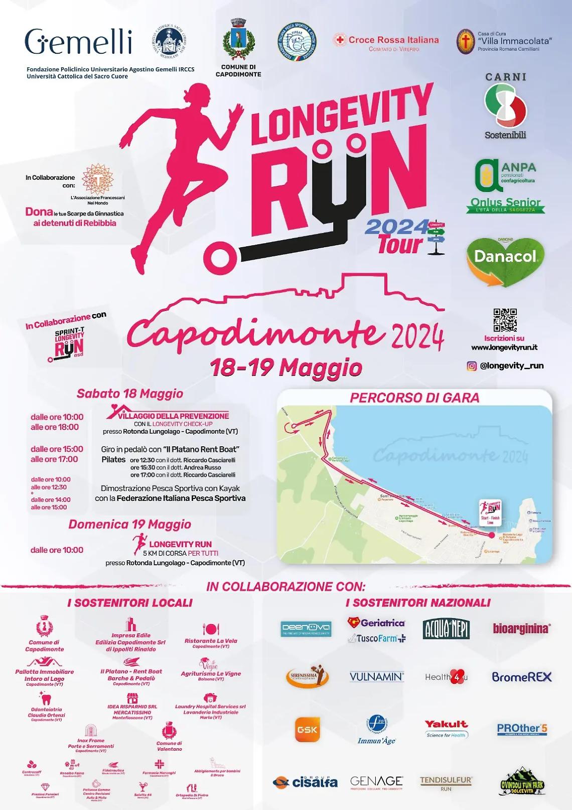 &ldquo;Longevity Run&rdquo;: due giorni a Capodimonte per la prevenzione e l&rsquo;attivit&agrave; fisica per ogni et&agrave;