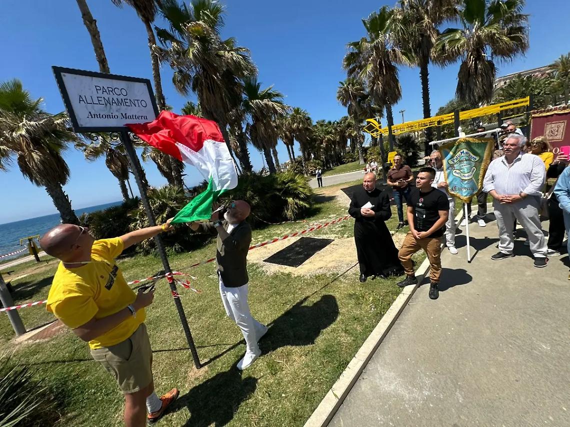 Inaugurato il parco allenamento &lsquo;&rsquo;Antonio Mattera&rsquo;&rsquo; alla Marina