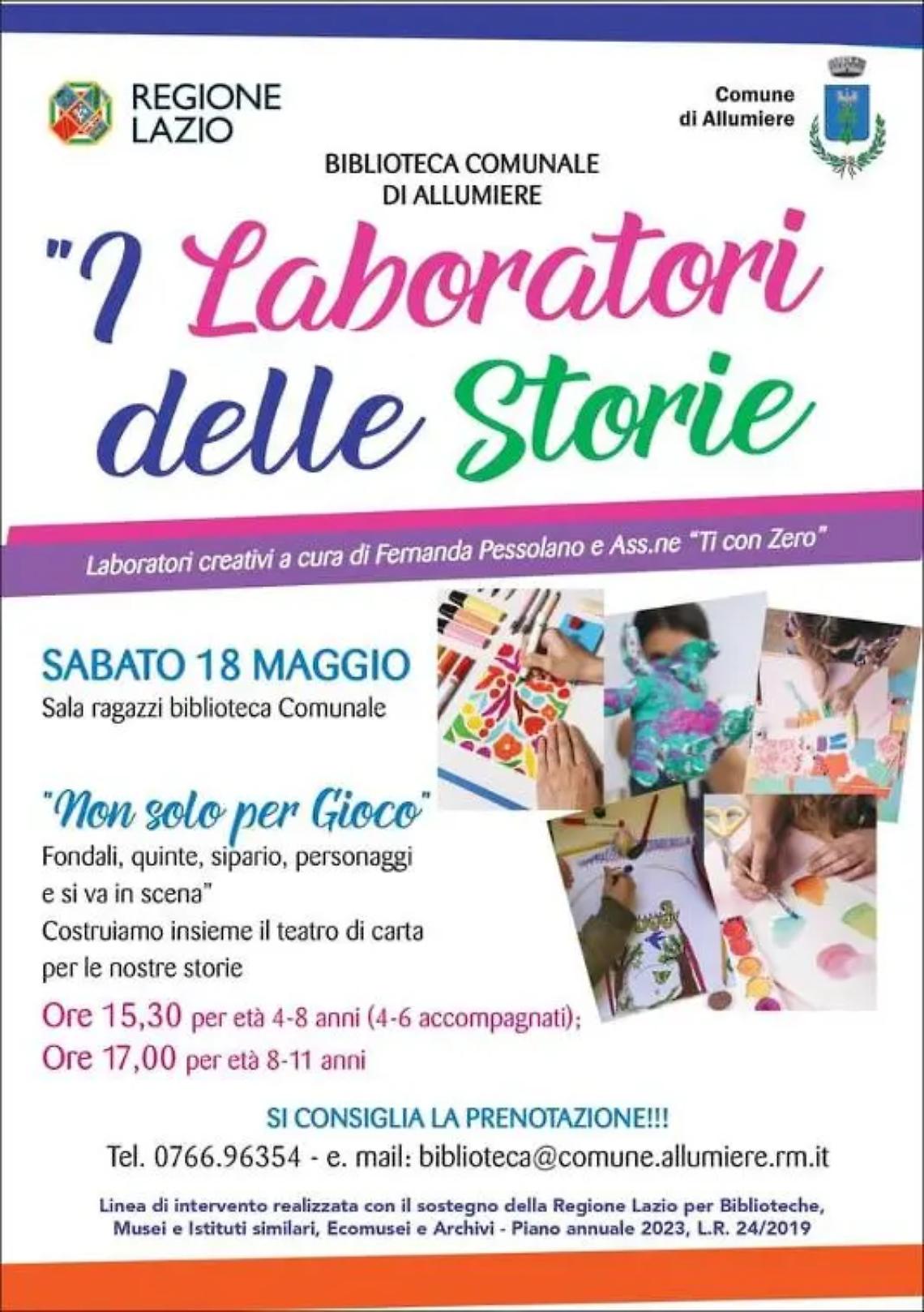 Ad Allumiere attivit&agrave; per bambini e ragazzi