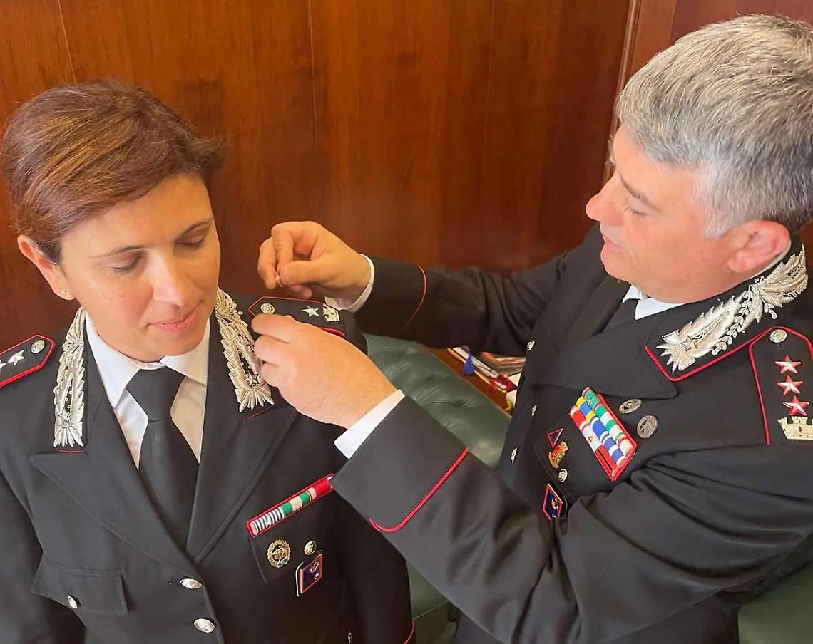 Pasqualina Frisio promossa tenente colonnello