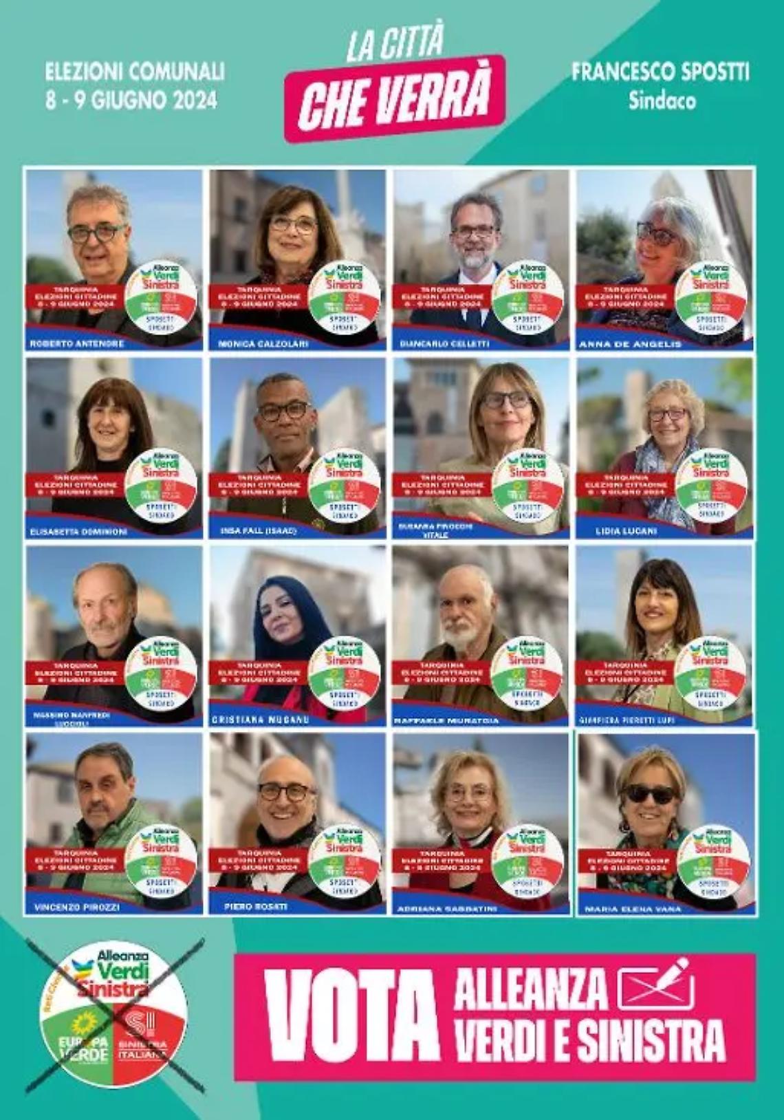 Alleanza Verdi sinistra in piazza a Tarquinia con Elisabetta Piccolotti