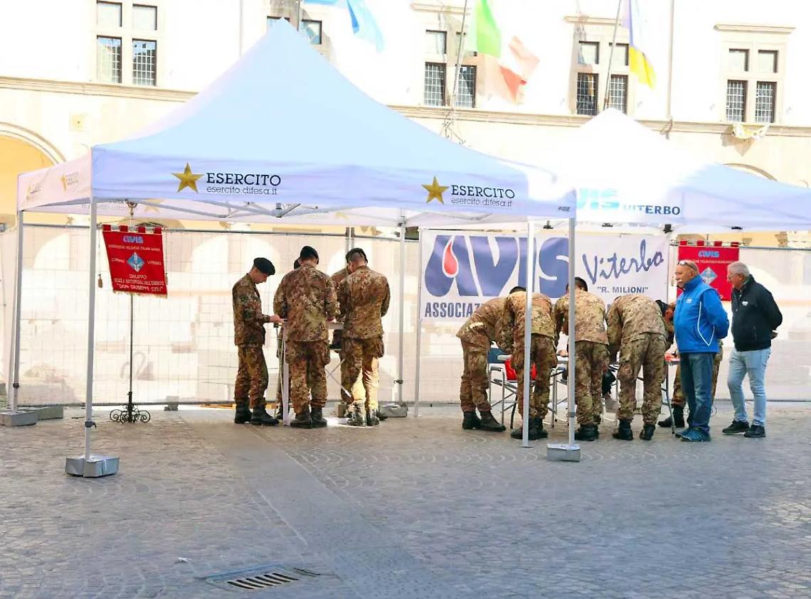 Tutta la solidariet&agrave; di Avis ed esercito