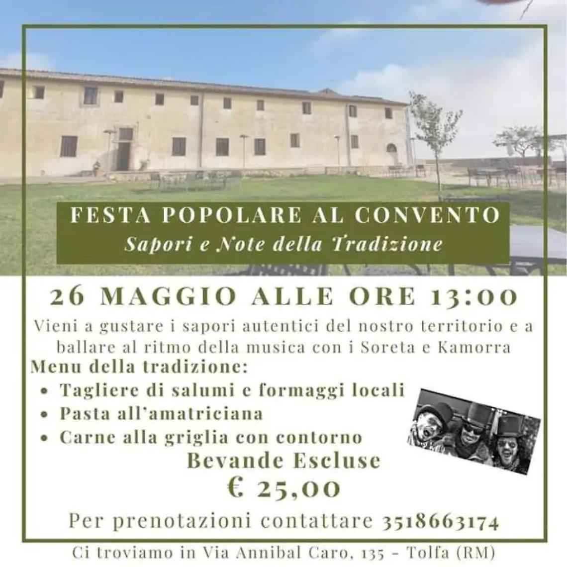 Festa popolare al Convento