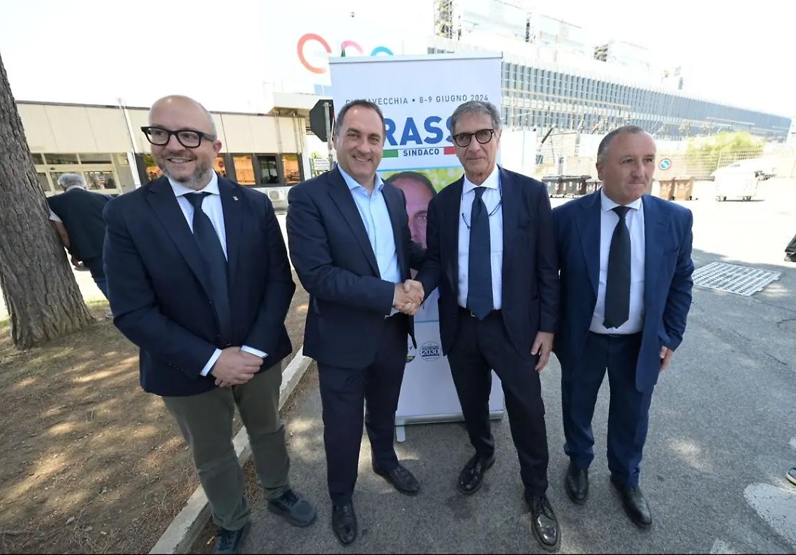 Claudio Barbaro, sottosegretario al Mase, a Civitavecchia per sostenere Massimiliano Grasso