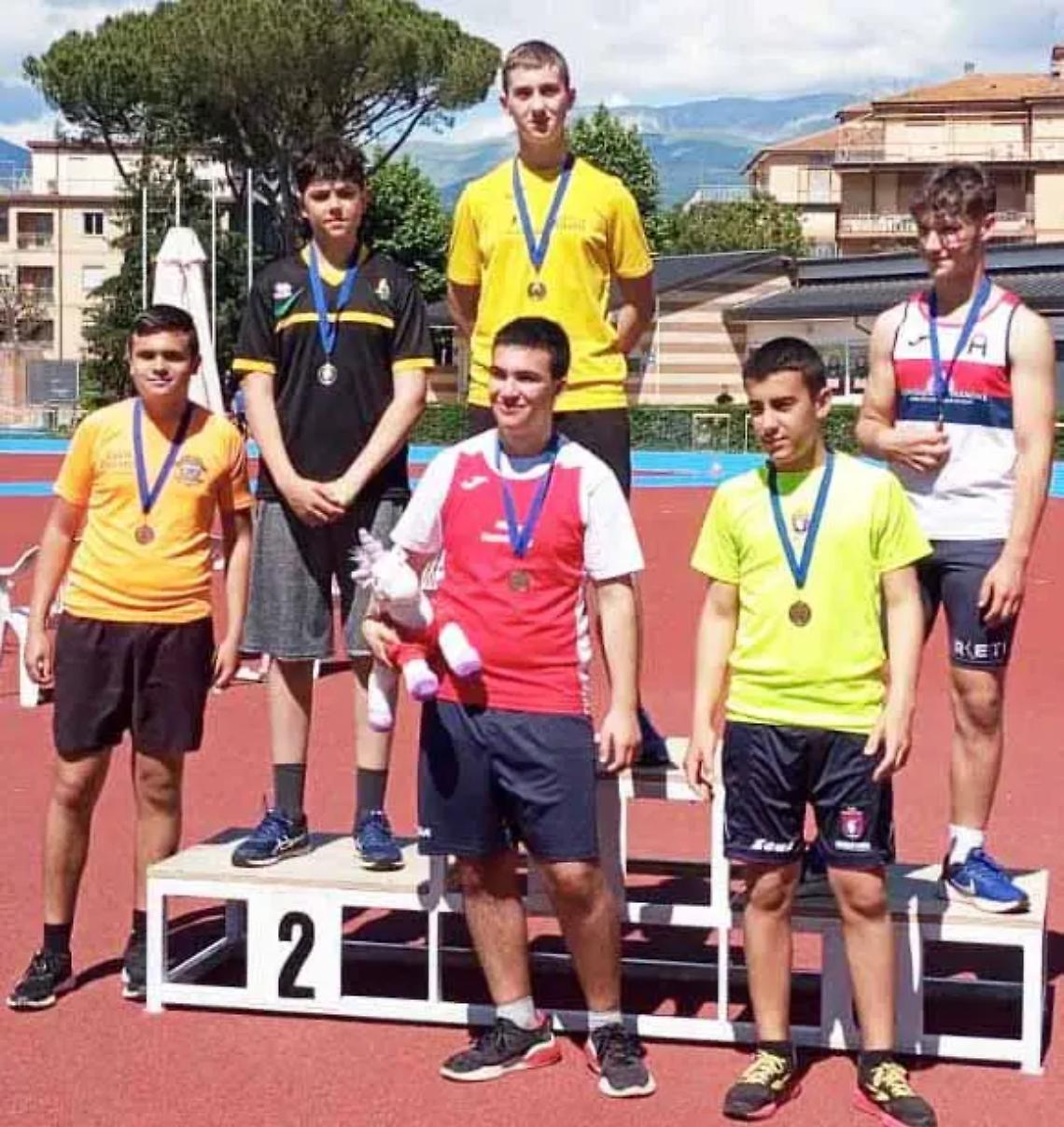 Finass Assicurazioni Atletica Viterbo: Cianchelli oro nel martello e Casini argento negli 80 metri nella finale regionale dei campionati di Societ&agrave;
